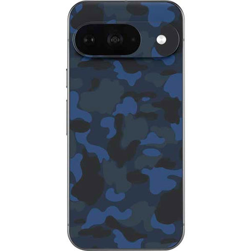 Blue Street Camo Google Pixel 9 Skin